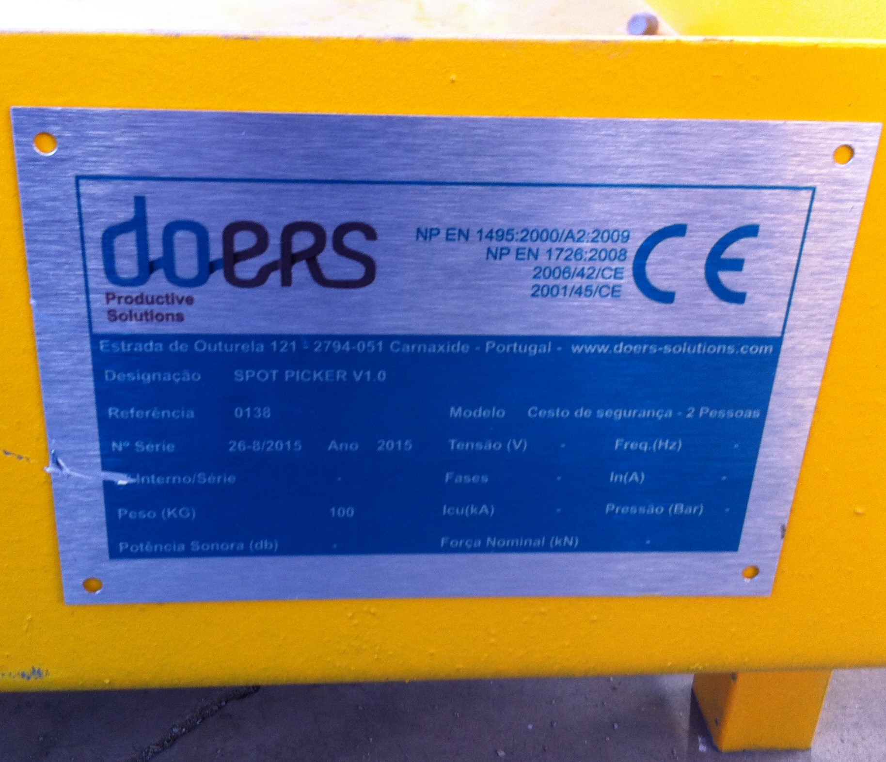 Cesto de segurança para trabalhos em altura - Image 5