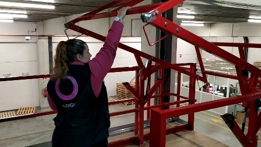 Cais basculante de segurança