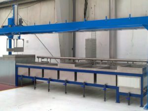 Pórtico automático para pintura